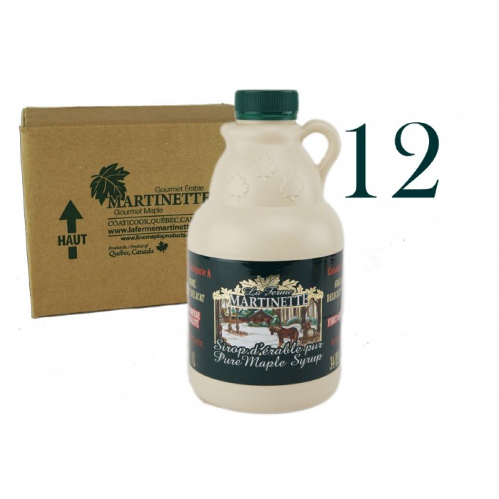 Sirop Dérable Pur 12x1l Doré Goût Délicat La Ferme Martinette 8463