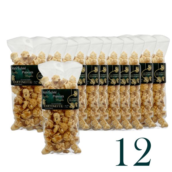 Popcorn à l’érable 12x50g – sacs